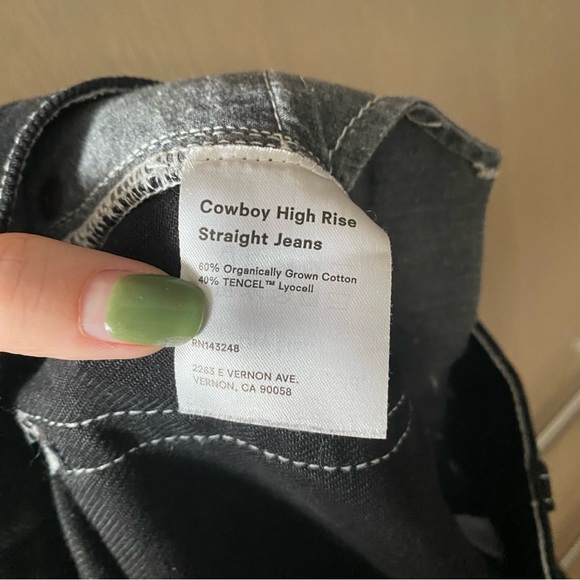 Reformation Cowboy High Rise Straight Jeans - Picture 8 of 11